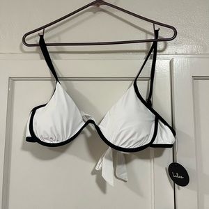 Lulus white underwire bikini top